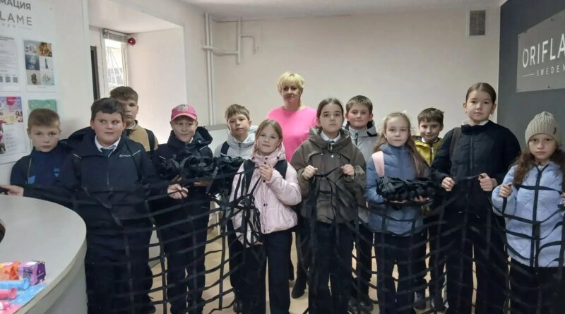 Учащиеся нашей школы принимают участие в волонтёрской работ